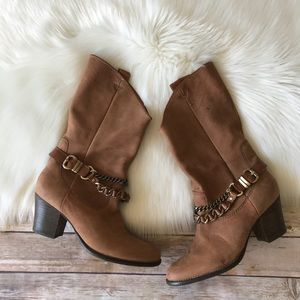 Nicole Leather Boots Shoes